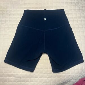 lululemon navy biker shorts